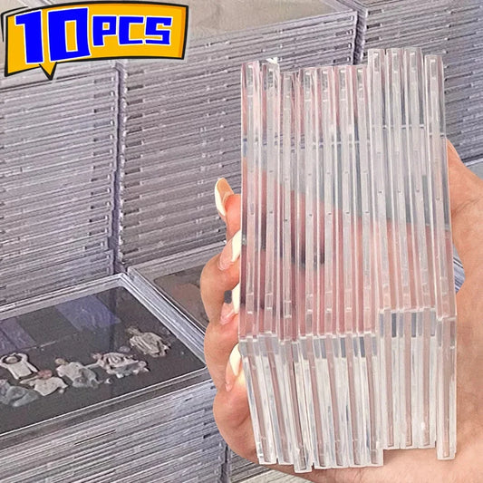 Clear Acrylic Snap Card Display Case – Trading & Kpop Photo Card Display Case Oasis Select