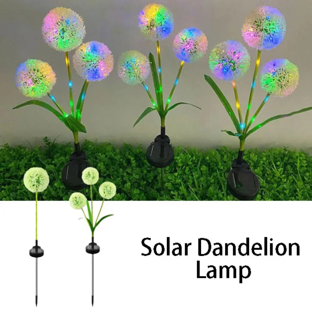 Solar Onion Ball Garden Stake Light – Waterproof LED Lamp
