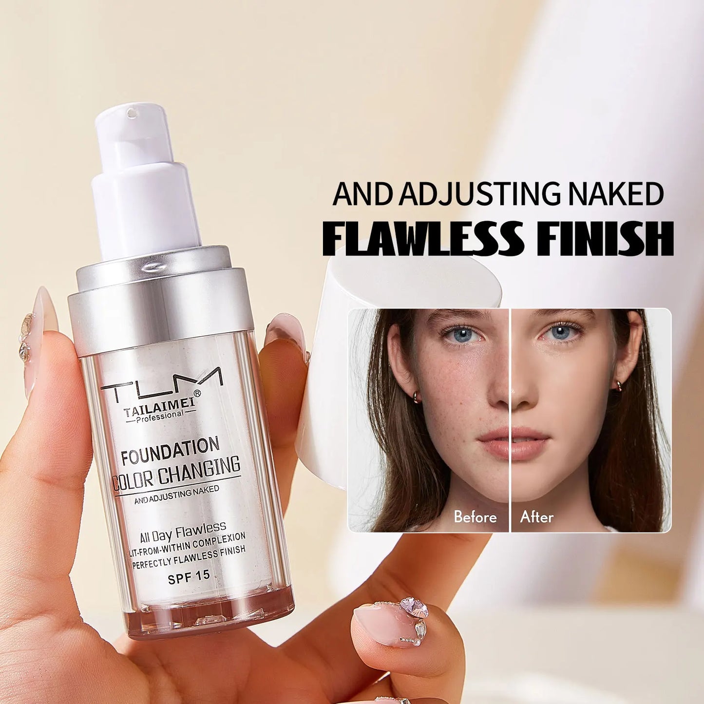 TLM Liquid Foundation Color Changing Concealer