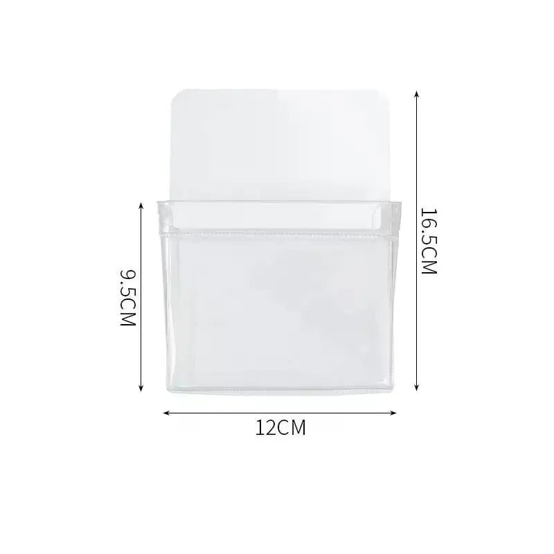 Magnetic Fridge Organizer Bag – Transparent Storage Pouch Magnetic Storage Bag Peaceful Pleasures Health and Wellness