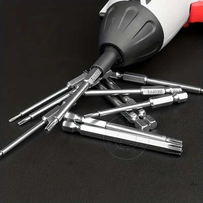 Precision Star Plum Bit S2 Alloy Steel Long Hexagonal Socket Vehicle