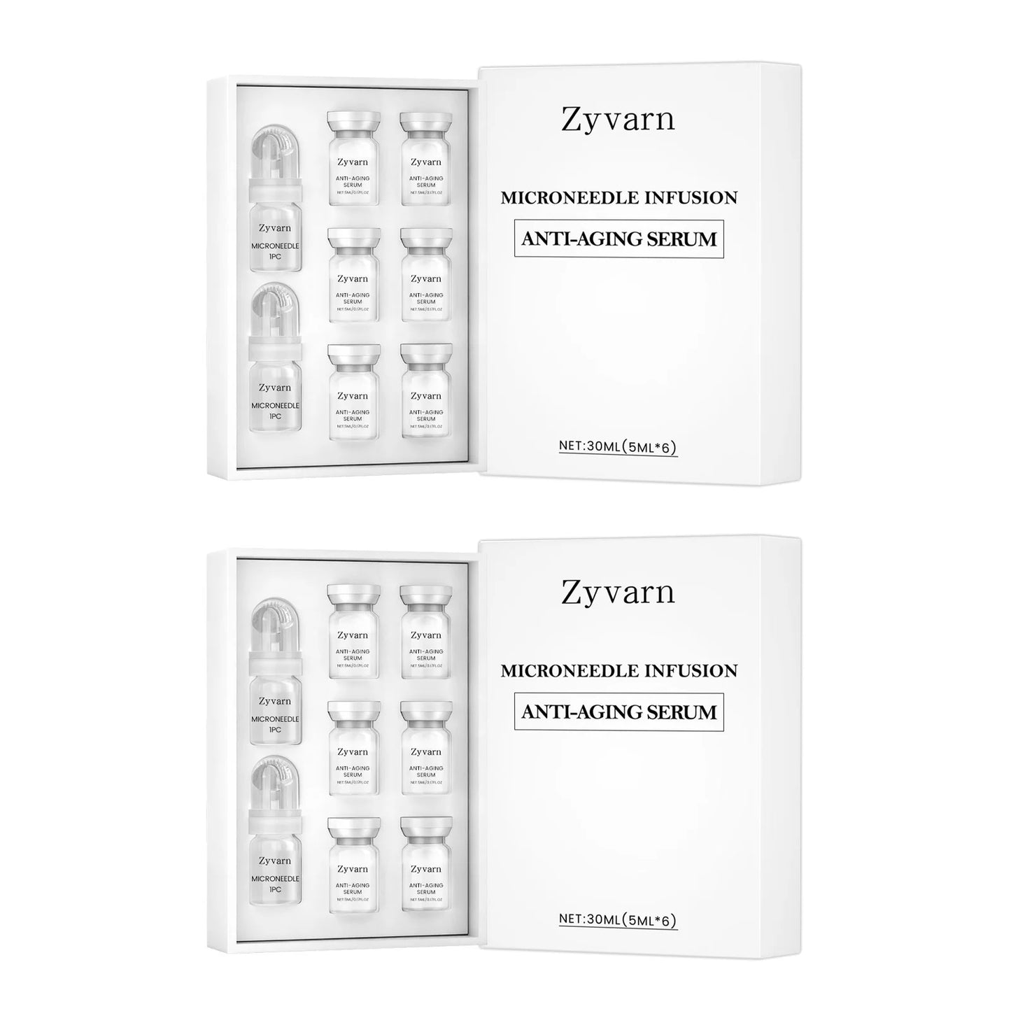 Microneedle Kit with Hyaluronic Acid & Collagen Serum | Face & Neck