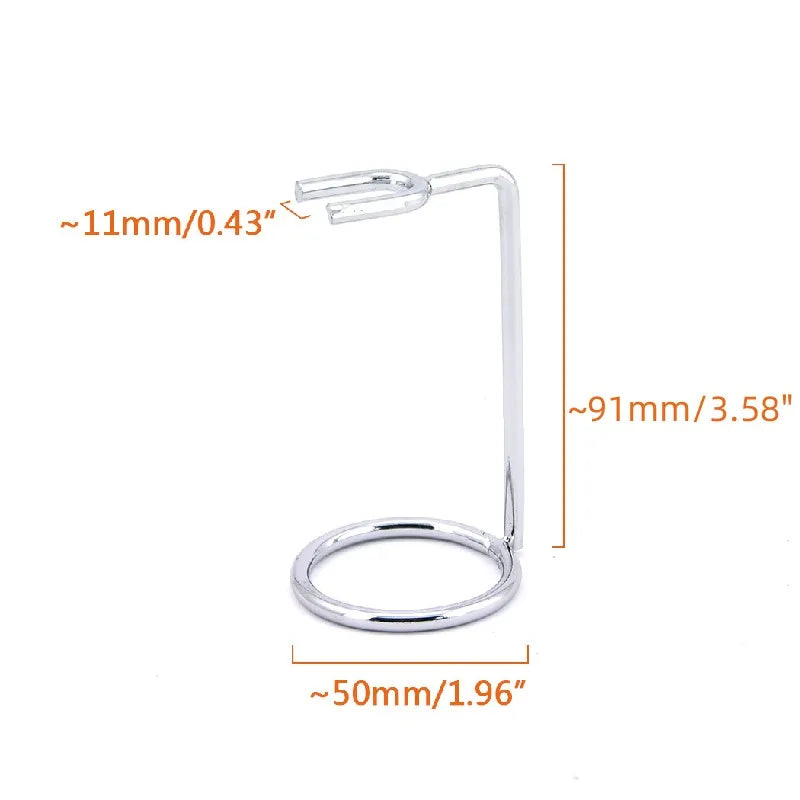 Men's Metal Double Edge Safety Razor Stand & Holder