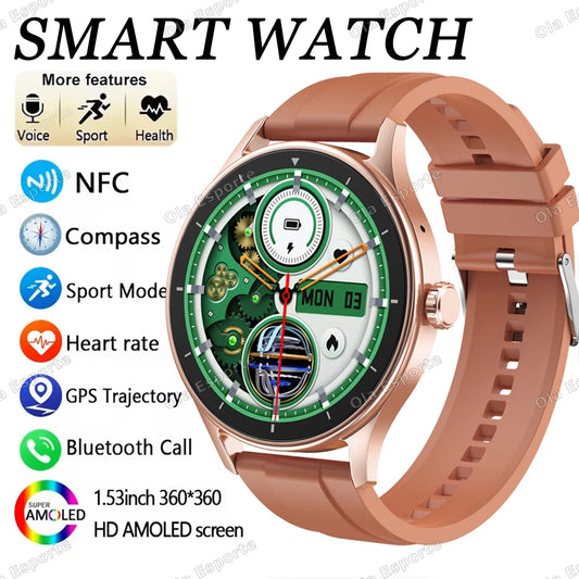 HW12 Bluetooth Smartwatch 1.52" HD | Heart Rate & Fitness Bluetooth Smartwatch Peaceful Pleasures Health and Wellness