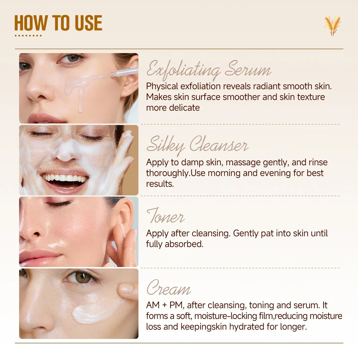 Rice Extract Brightening & Moisturizing Face Cream 290ml