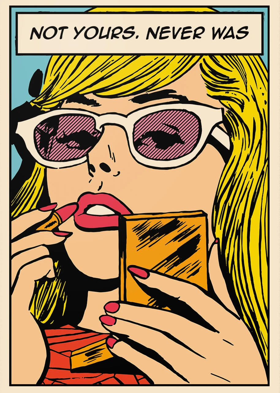 Anime Vintage Canvas Wall Art | Unframed Pop Art Poster Print