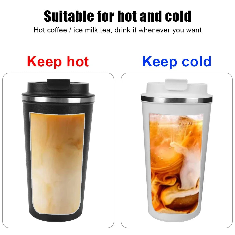 Hot 380/510ML Thermo Cafe Leak_Proof Travel Thermo Cup Double Stainless Steel for Tea Water Coffee Coffee Mug Car Thermos Mug Peaceful Pleasures Health and Wellness