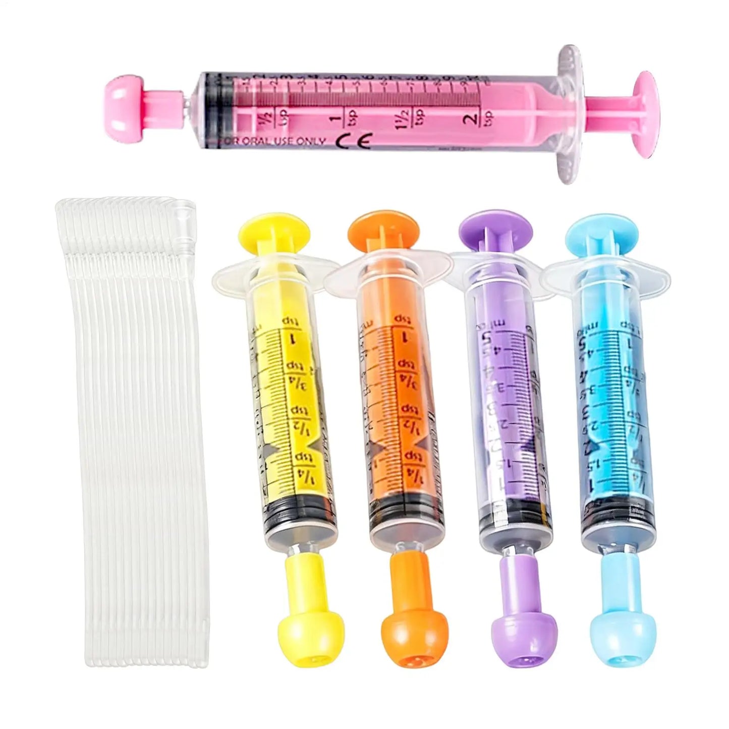 5ml Bird & Small Pet Syringe Feeder Set with Tubes – 5 Pack