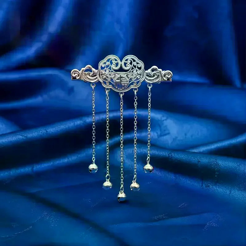 Tassel Bell Hair Clip – Vintage Chinese Style Hairpin Women
