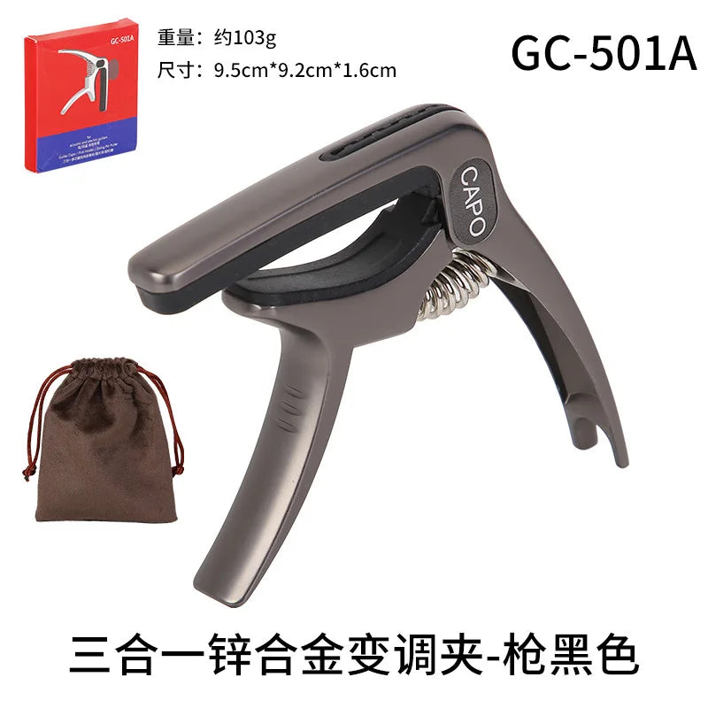 Metal CAPO Guitar Universal Pick Slot Starter Accessories