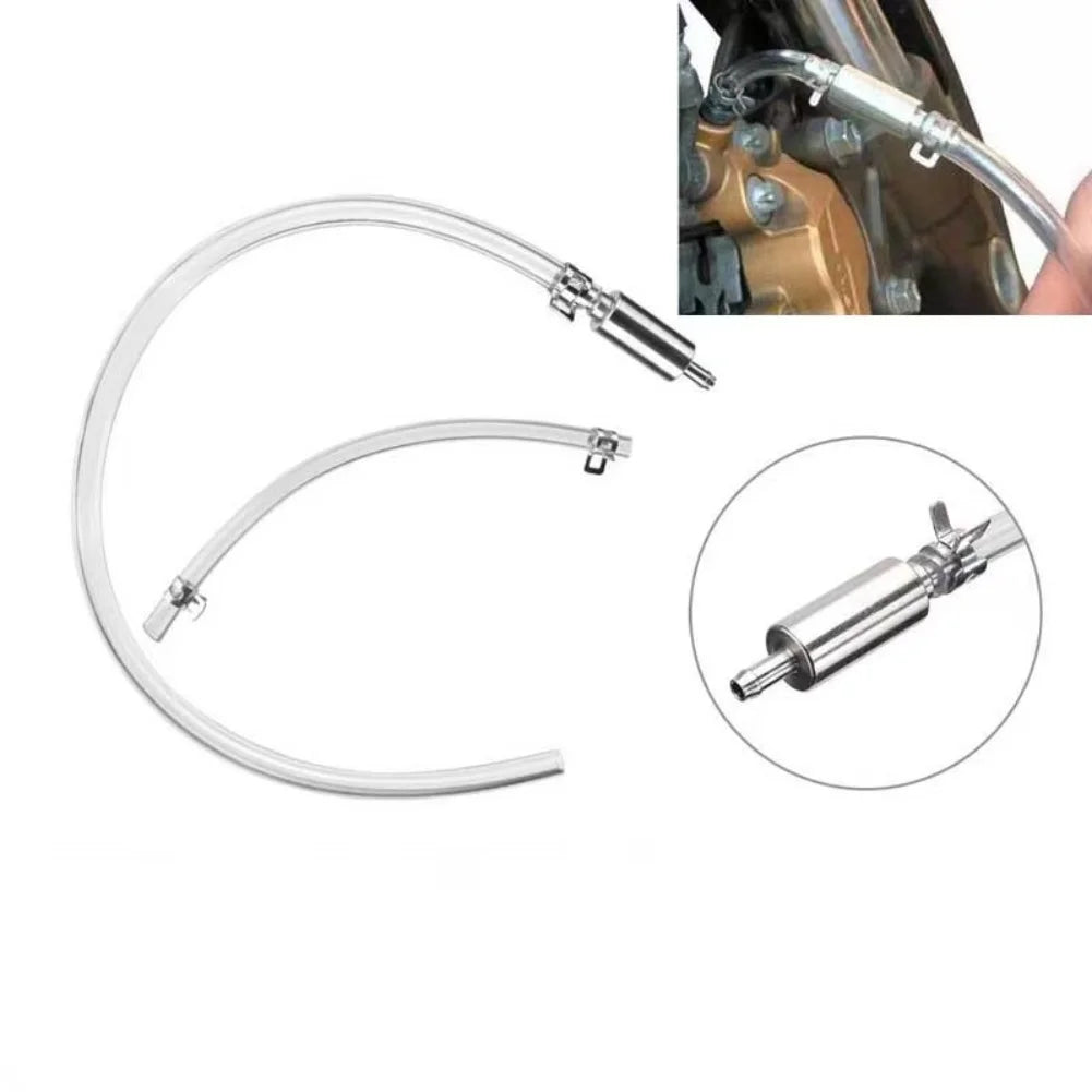 Effortless Brake Bleeder Leak-resistant Hose One-way Check Valves