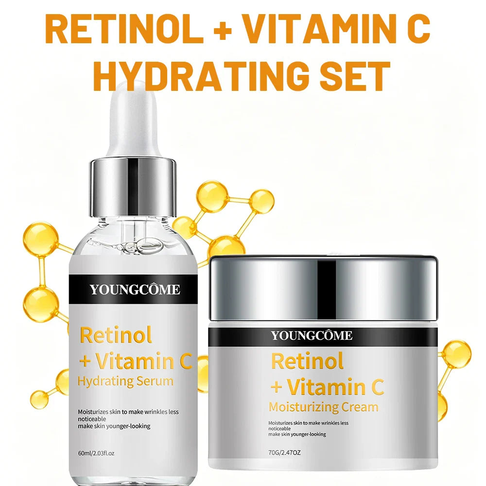 YOUNGCOME Retinol & Vitamin C Hydrating Face Serum Cream