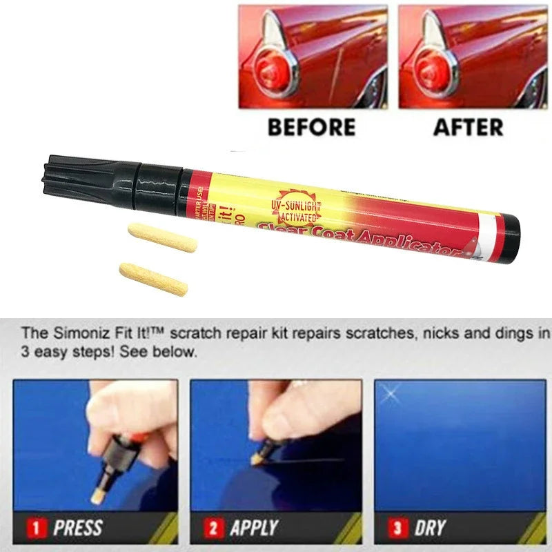 Car-styling Fix It Pro Clear Car Scratch Repair Remover Pen Clear Coat Applicator Auto Car Paint Pen Peaceful Pleasures Health and Wellness