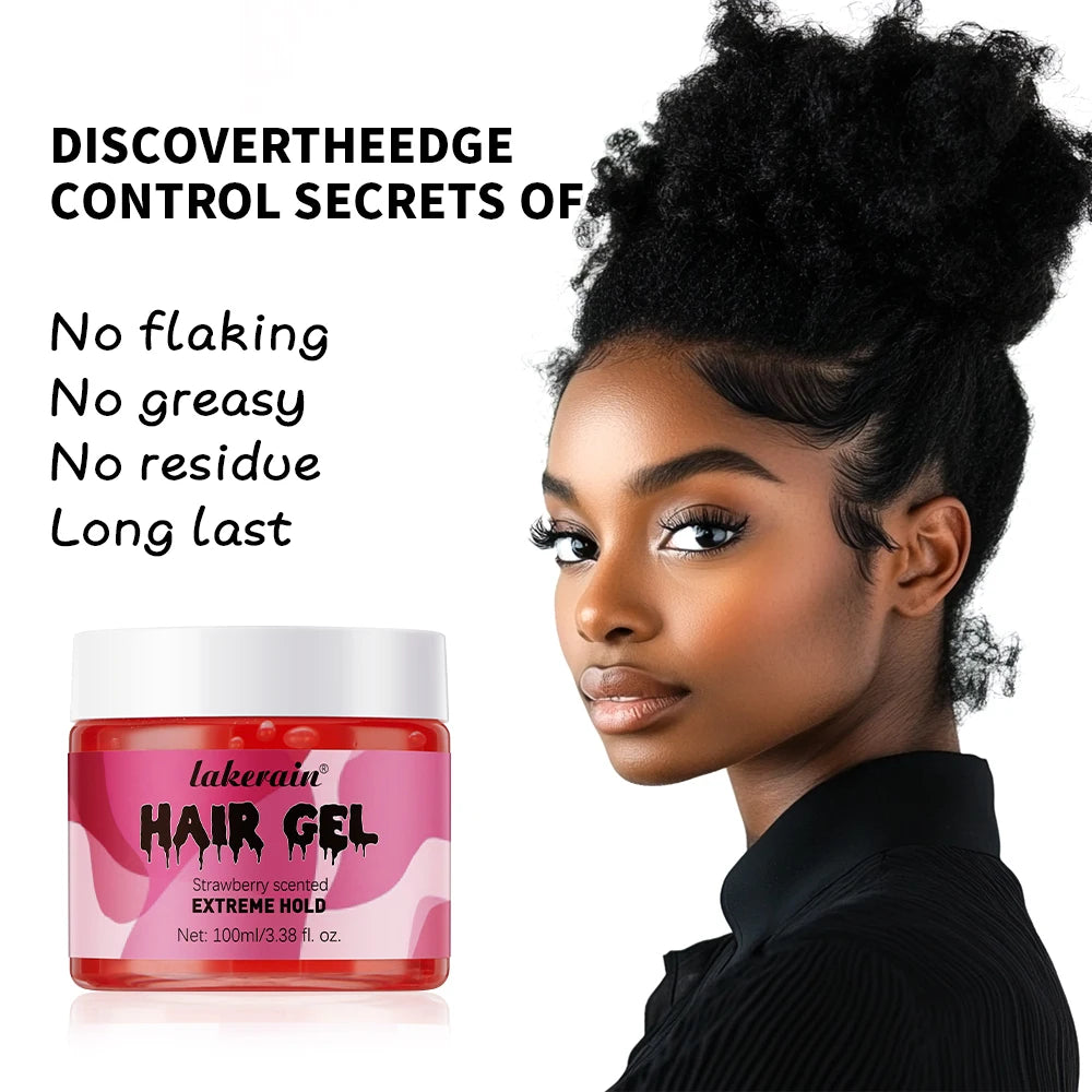 Lakerain Edge Control Hair Cream – Anti-Frizz Curl Defining Gel Edge Control Hair Gel Peaceful Pleasures Health and Wellness