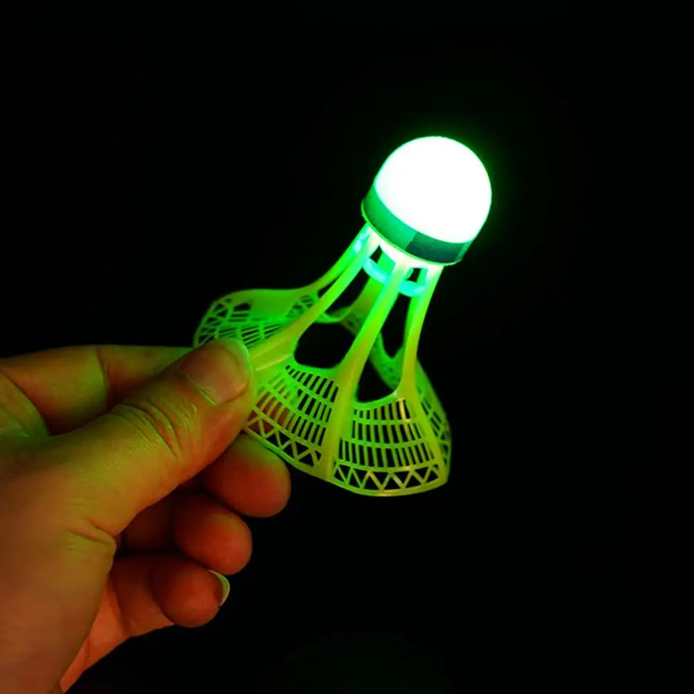 LED Glow Badminton Shuttlecocks – Light-Up Night Birdies 1/2/5 Pk