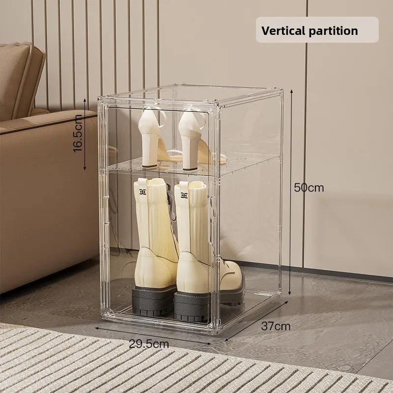 50cm Acrylic Figure Display Case – Clear Anti-Dust Collectible Box