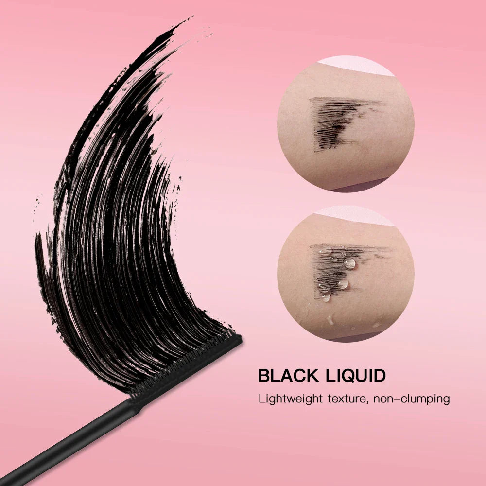 ibcccndc Waterproof Black Mascara – Volume, Curl & Length