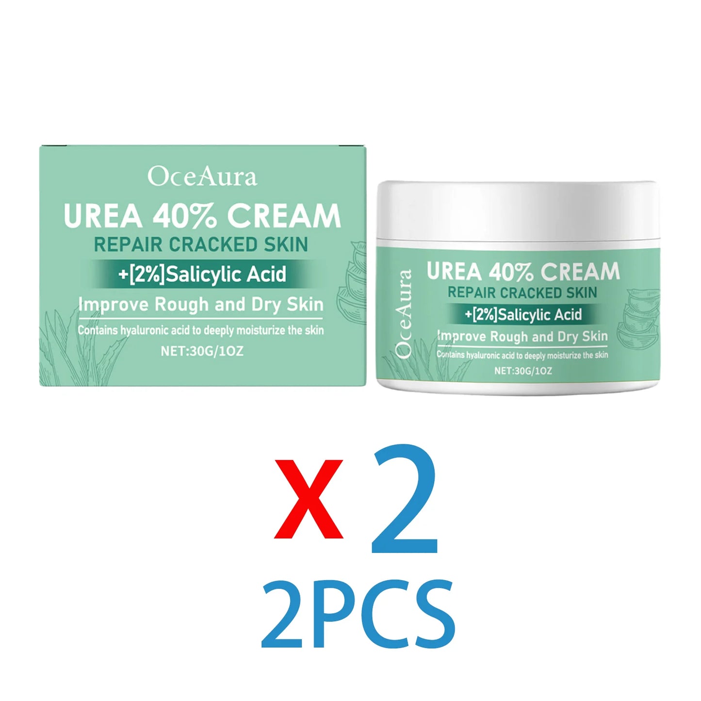 OceAura Hyaluronic Acid & Vitamin E Moisturizing Cream – 30g