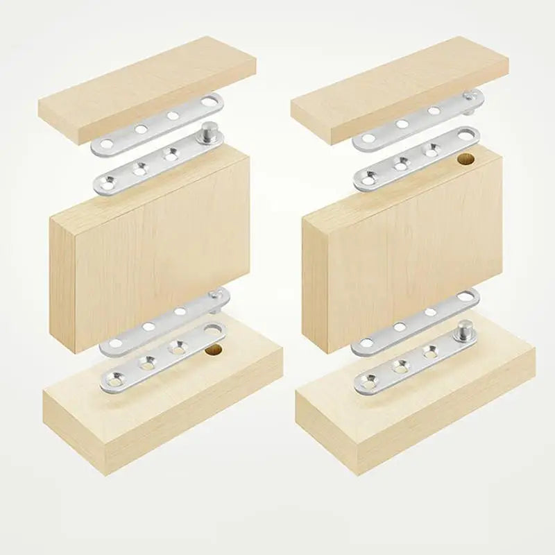 Pivot Hinge/Glass Hinge Rotating Invisible Cabinet Door Hinge Furniture Hardware Side Axis Flip Window Support Gemel Hardware Peaceful Pleasures Health and Wellness