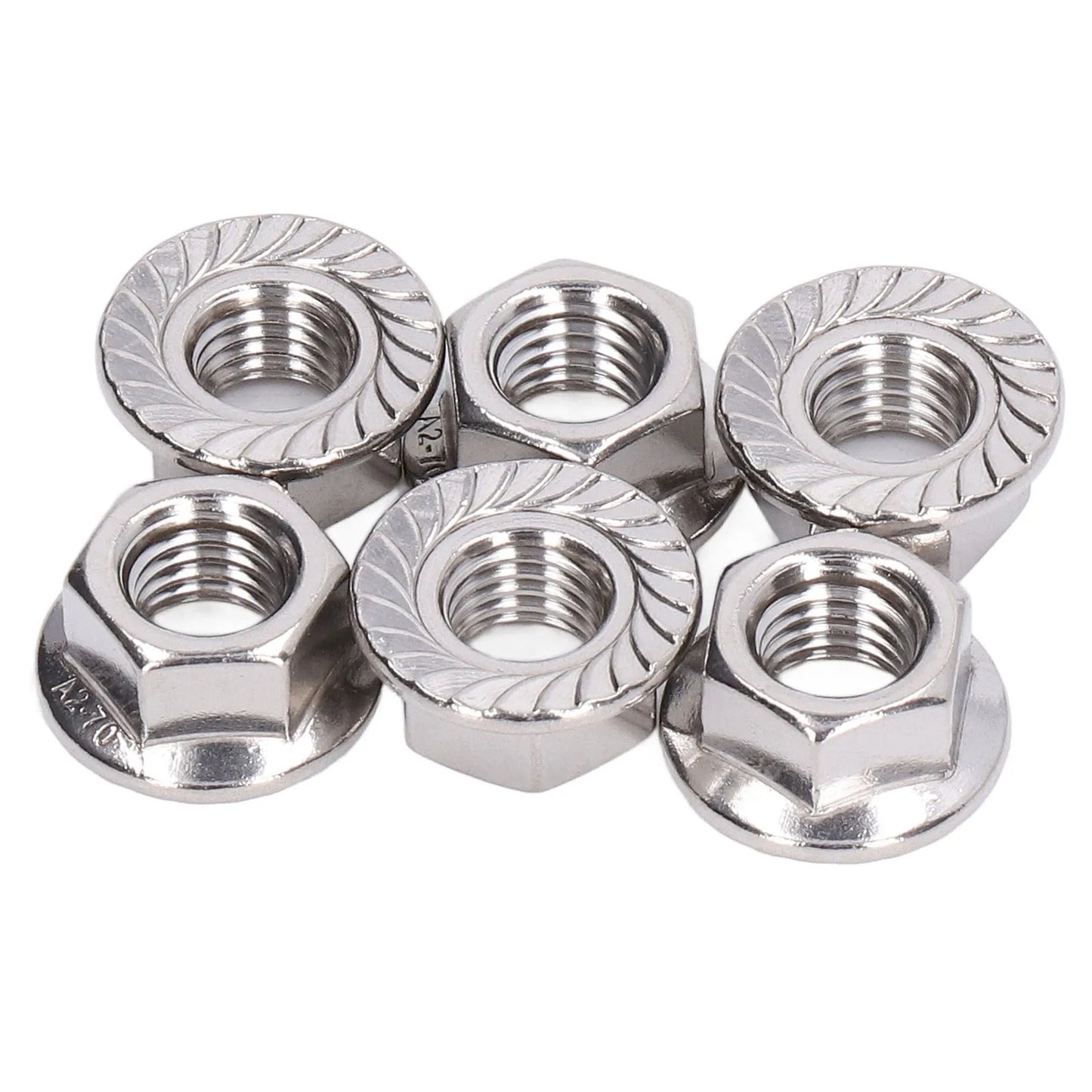 Nut Firm Fixing Good Match Nuts Fastener Standard Design A2-70 Stainless Steel Wide Use for Maintenance for Repair Peaceful Pleasures Health and Wellness