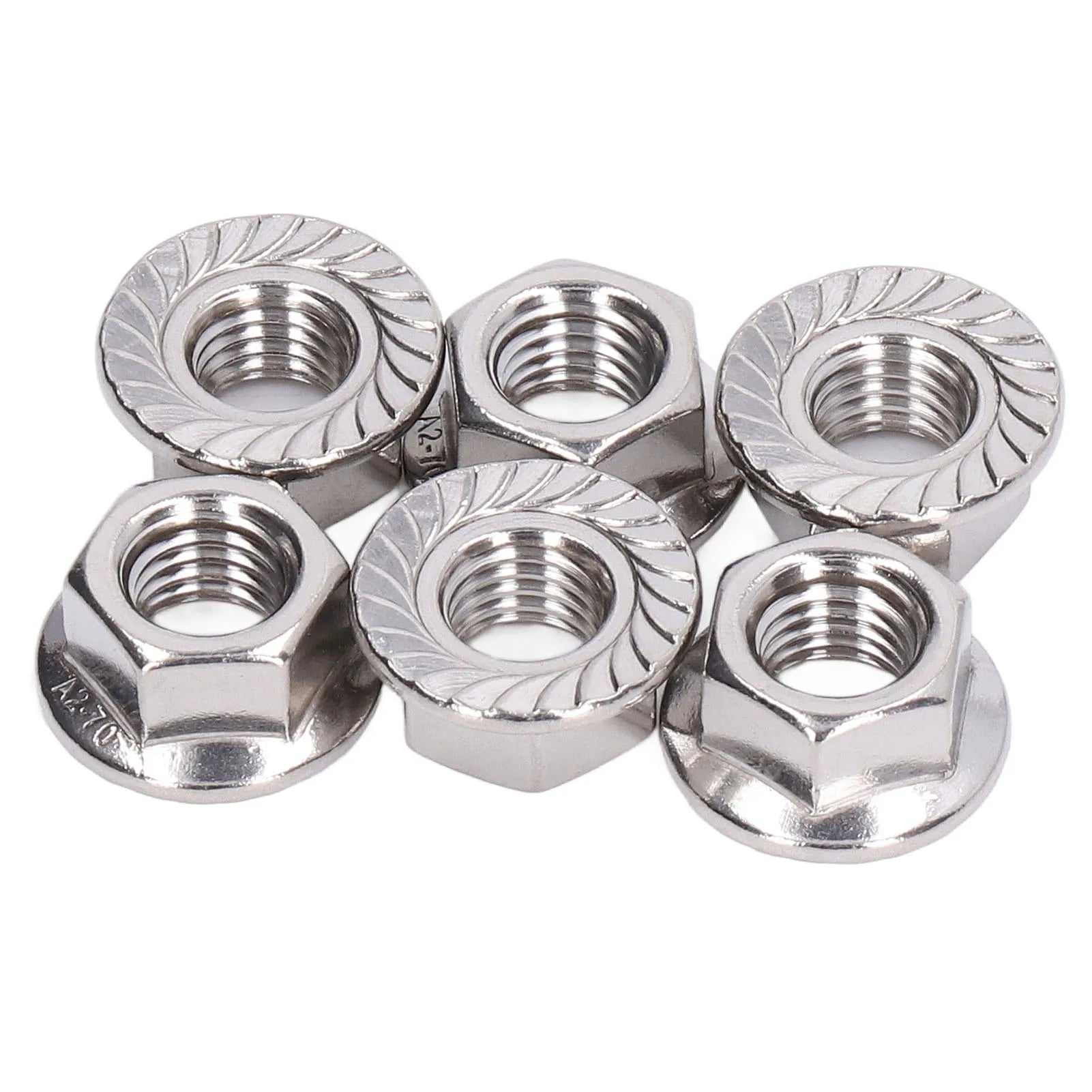 Nut Firm Fixing Good Match Nuts Fastener Standard Design A2-70 Stainless Steel Wide Use for Maintenance for Repair Peaceful Pleasures Health and Wellness