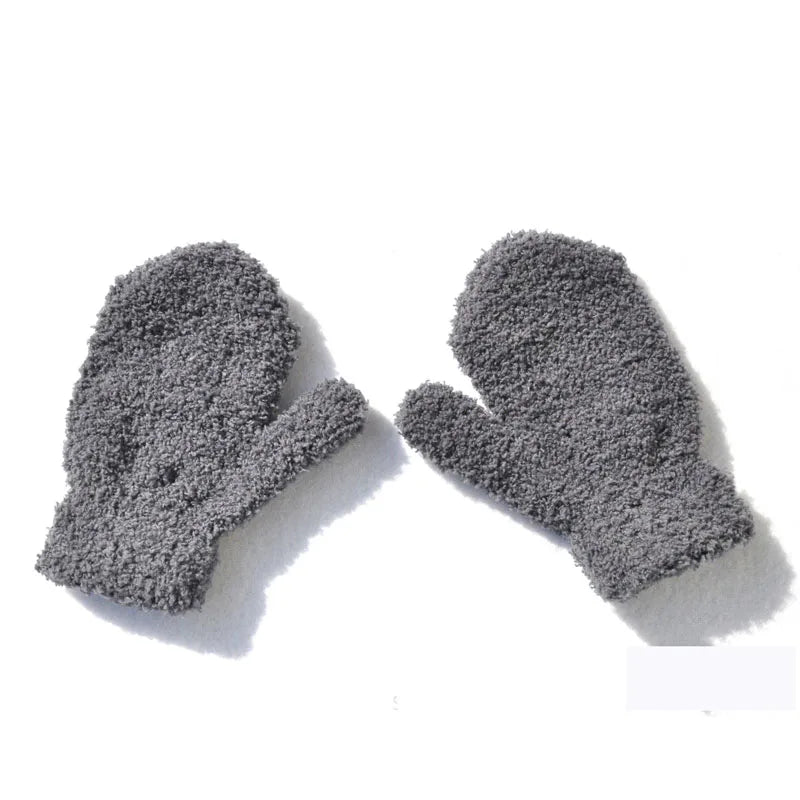 Baby Winter Mittens Plush Fleece Gloves for Toddlers 1-4Y