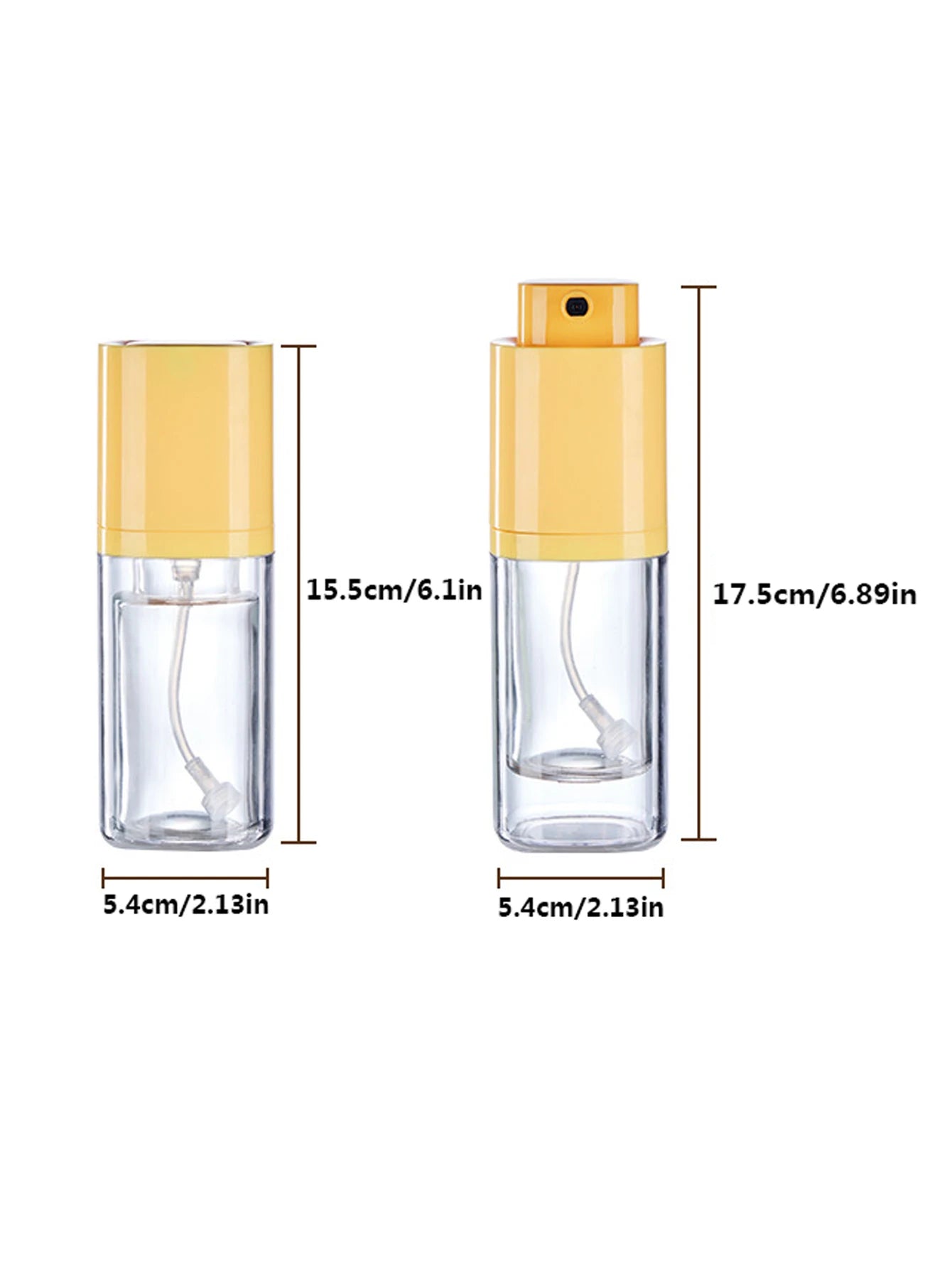 Retractable Oil Spray Bottle Kitchen BBQ Cooking Olive Oil Dispenser Camping Sealed Leak-proof Glass Atomizing Oil Spray Bottle Peaceful Pleasures Health and Wellness