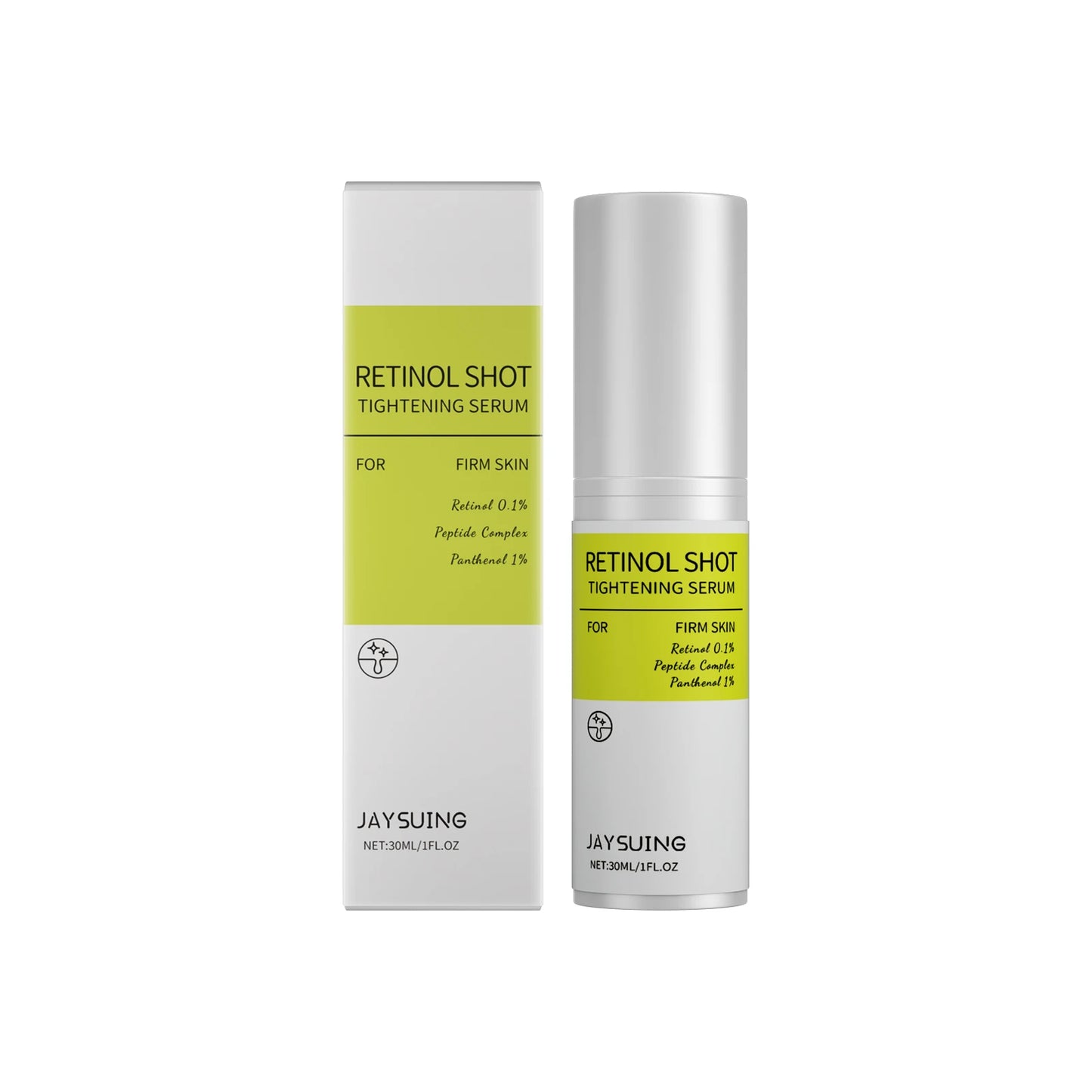 Retinol Firming Serum Anti-Wrinkle Shrink Pores Reduce Redness Sensitivity Brighten Skin Relieve Dryness Nourishing Face Essence Peaceful Pleasures Health and Wellness 30ml boxed 30ml