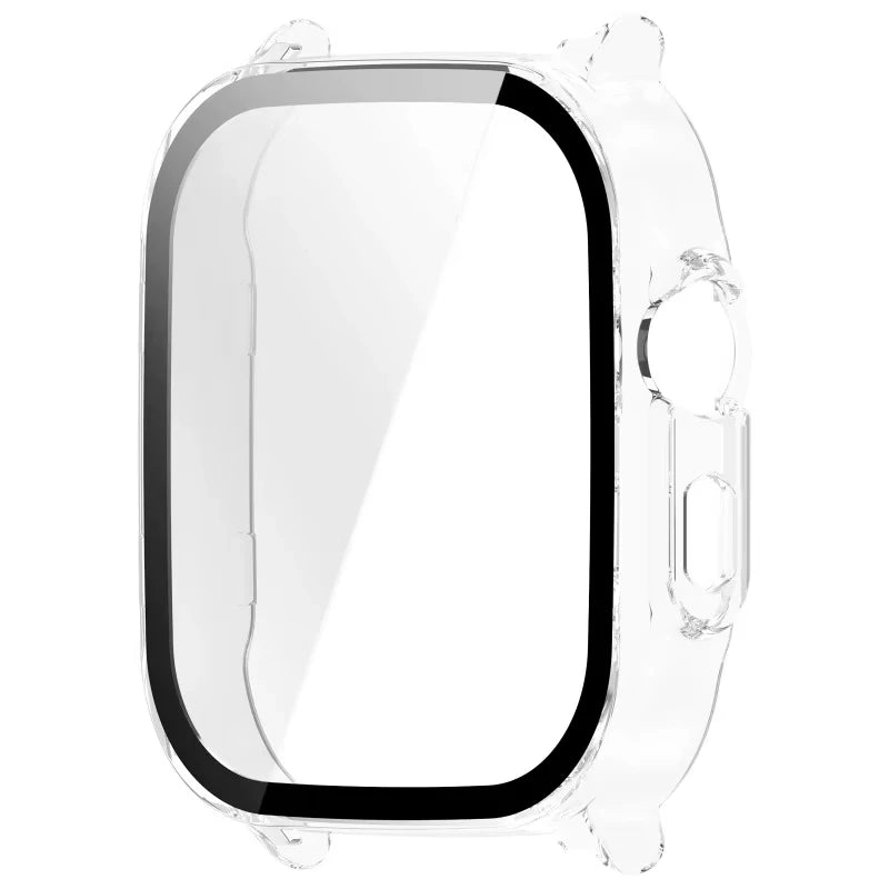 Hard PC+Tempered Glass Case For Realme Watch 5 Bumper Full Cover Protective Shell For Realme Watch 5 Screen Protector Accessory Peaceful Pleasures Health and Wellness Clear