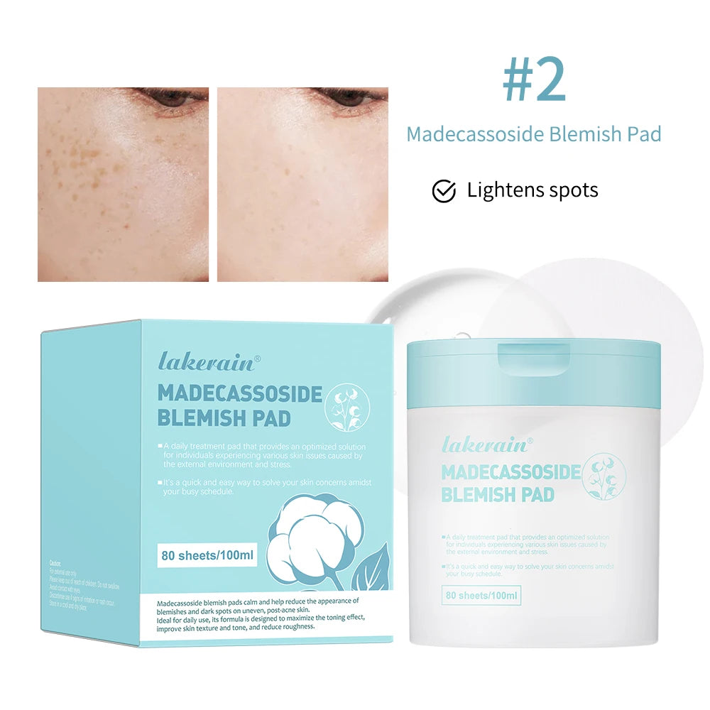 Cotton Facial Pads Toner Pads with Centella Asiatica to Improve Uneven Skin Tone Vegan Face Gauze Pads 60 Pads Peaceful Pleasures Health and Wellness 2
