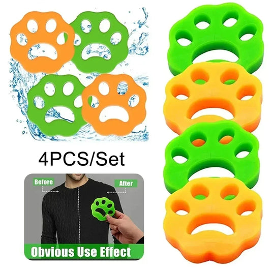 Silicone Pet Hair Remover for Laundry – 4-Pack Reusable Pet Hair Remover Oasis Select