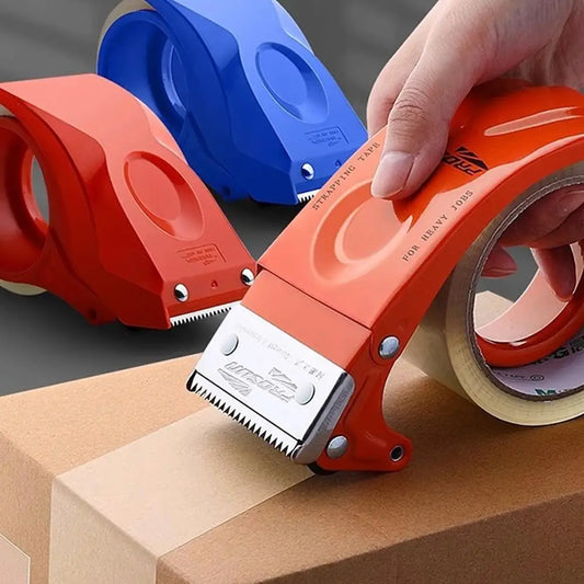 Wide Tape Dispenser for Carton Sealing | Heavy-Duty Box Packer Tape Dispenser Peaceful Pleasures Health and Wellness