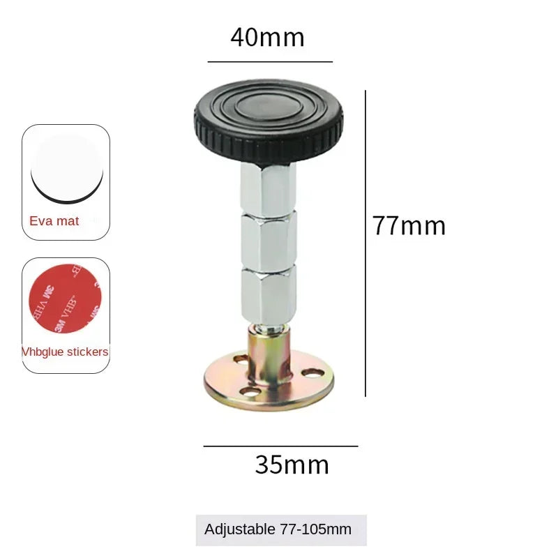 Adjustable Anti-Shake Bed Frame & Furniture Stabilizer Leg