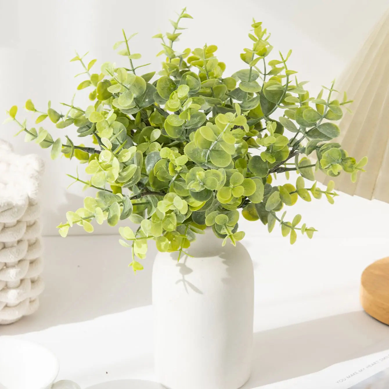 Artificial Eucalyptus Stems for Wreaths, Wedding & Home Décor