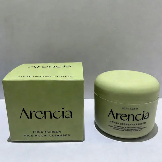 Arencia Green Rice Mochi Facial Cleanser 120g | Gentle Face Wash Facial Cleanser Peaceful Pleasures Health and Wellness