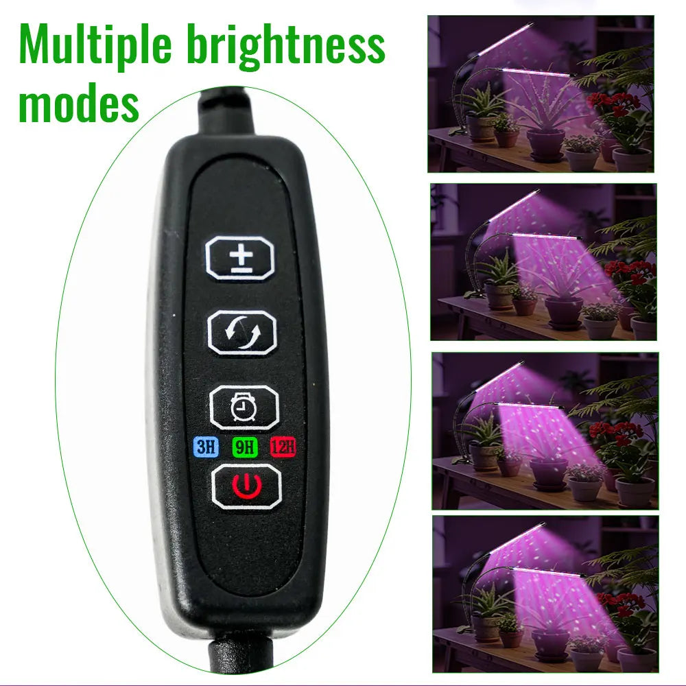 New Portable dual head plant light professional growth light full spectrum plant light plant light LED growth light Peaceful Pleasures Health and Wellness