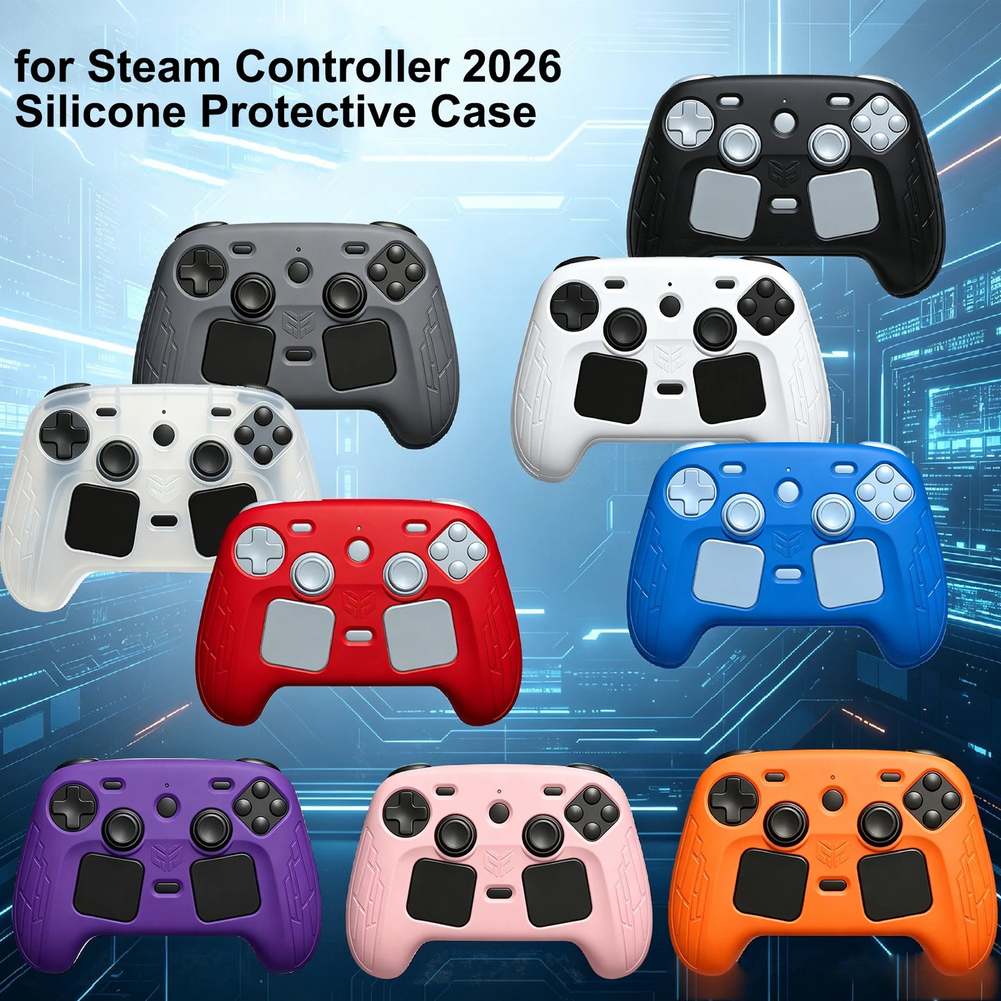 Silicone Protective Case For Steam Controller 2 2026 Cover Shockproof Dustproof Anti Slip Grip Precision Cutout For Charging Peaceful Pleasures Health and Wellness