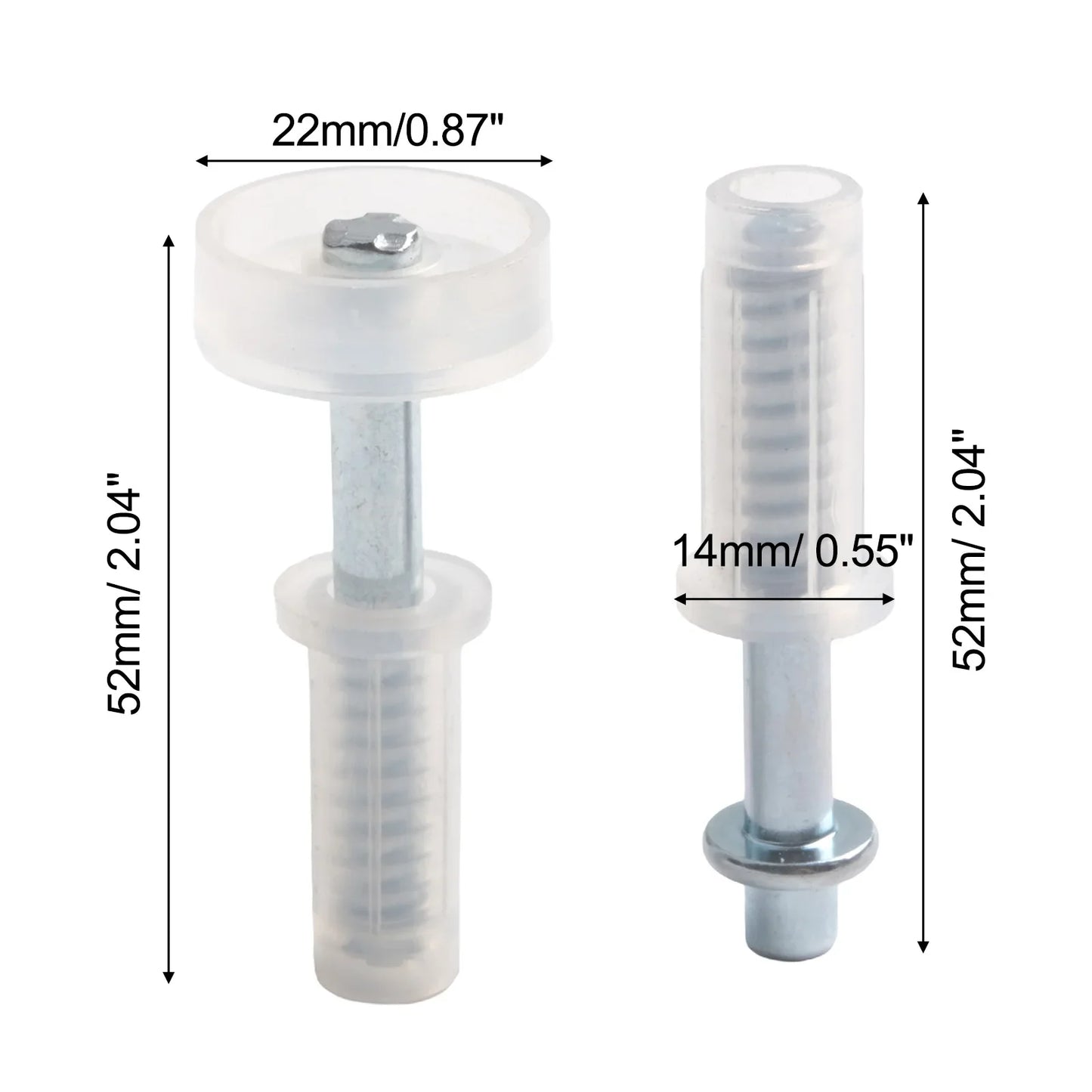 Bifold Door Top Pivot & Guide Wheel Hardware Kit | 1/4/8 Sets