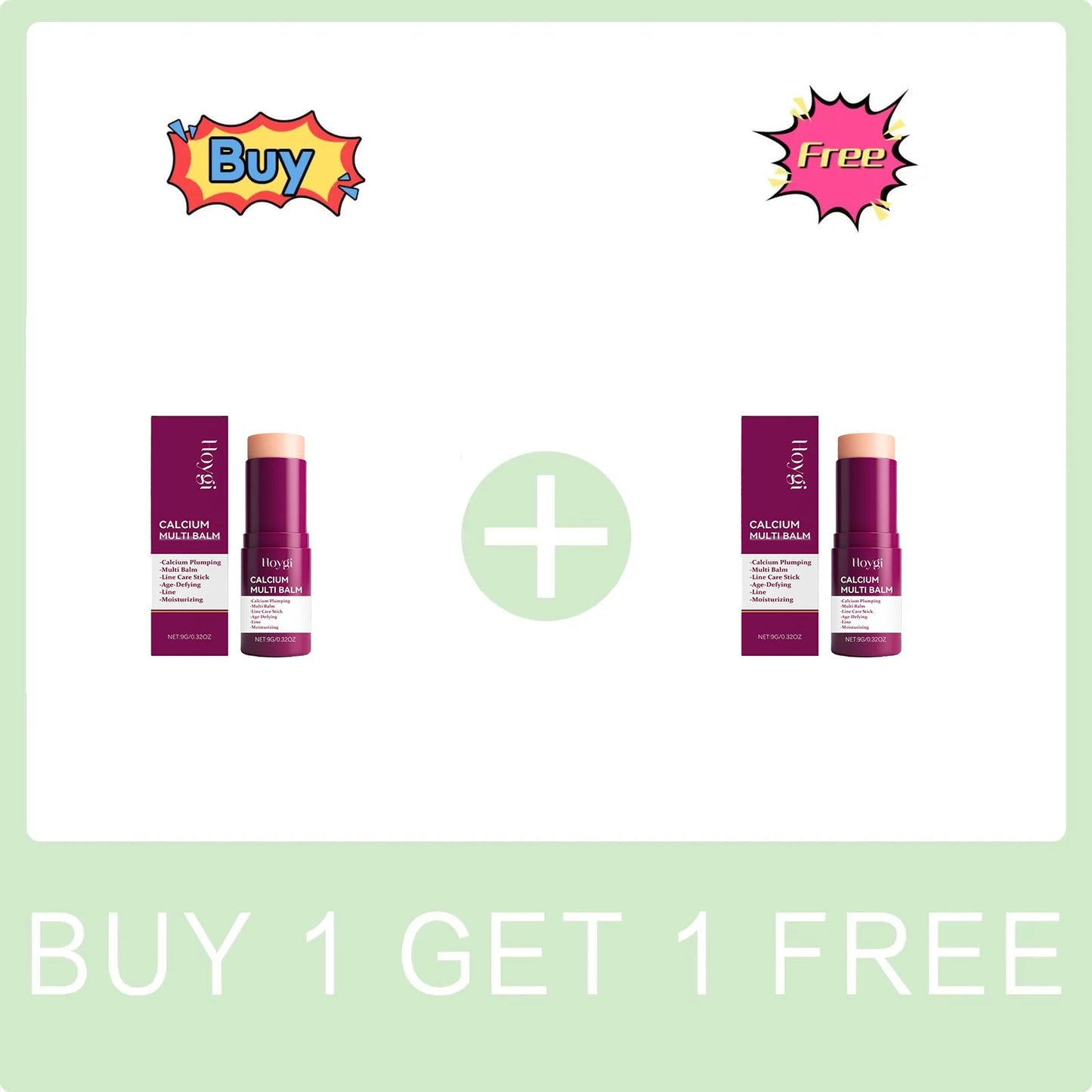 Calcium Multi Balm Firming Lightweight Hydrating Face Balm Tightening Smoothing Moisturing Stick Daily Skincare Peaceful Pleasures Health and Wellness Buy 1 Get 1 Free