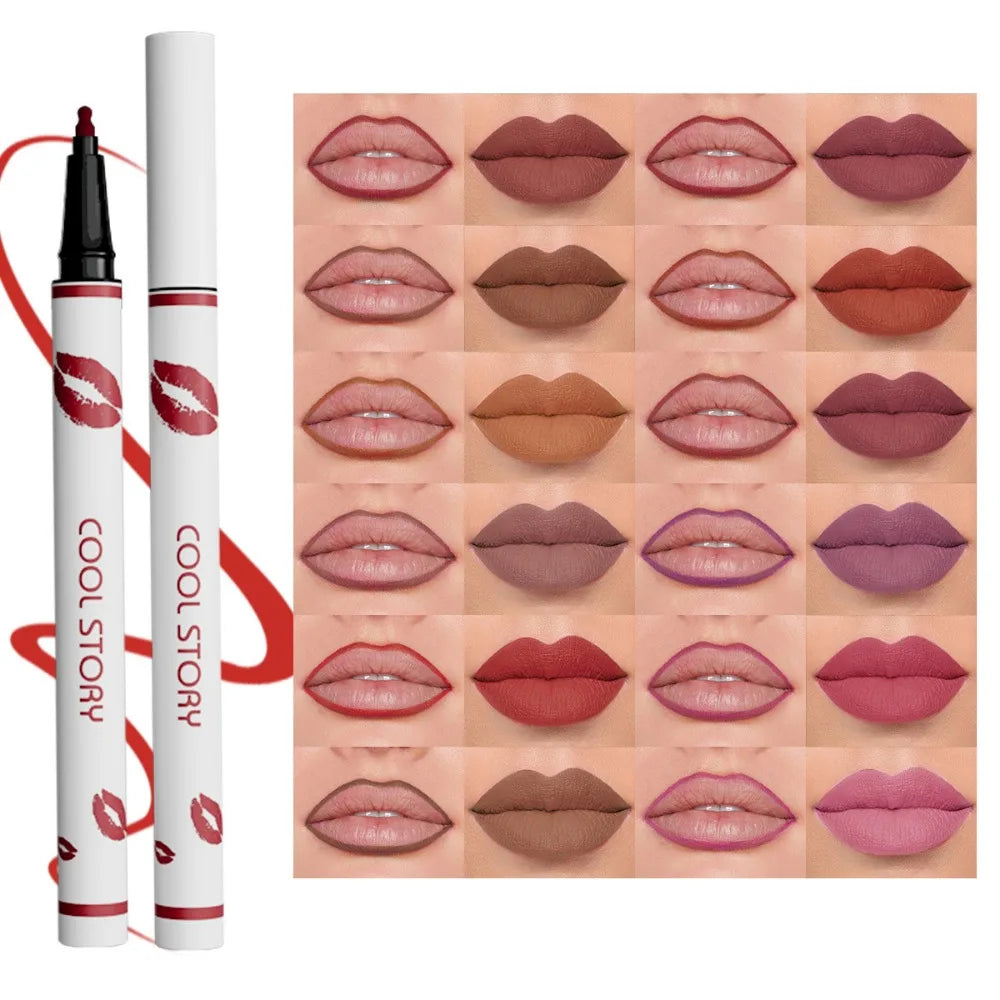 Waterproof Matte Liquid Lip Liner Pencil – Long-Lasting Color