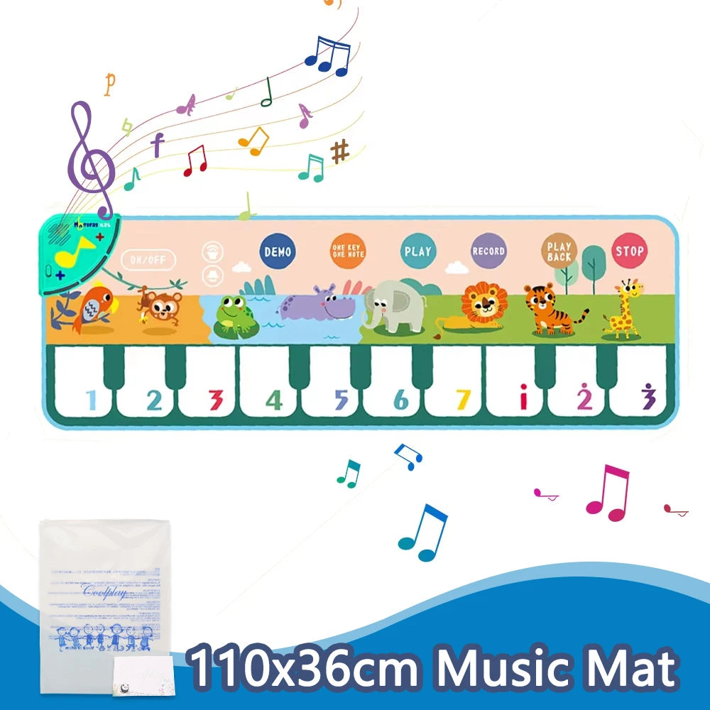 80 Kid Music Piano Mat Toddler Floor Baby Keyboard Dance 8 Animal