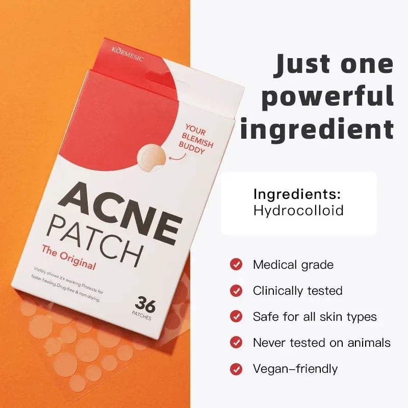 Hydrocolloid Acne Patches - Invisible Pimple Spot Treatment Peaceful Pleasures Health and Wellness