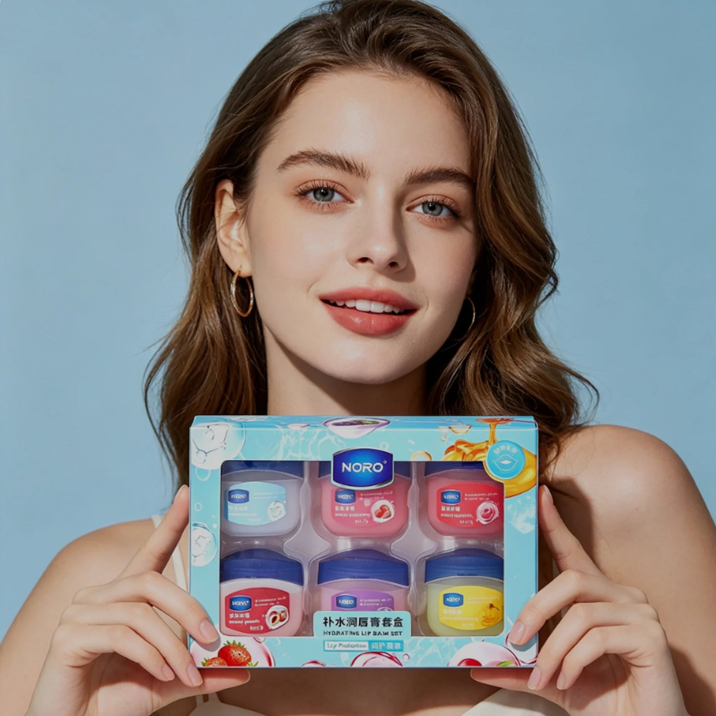 6-Pack Fruity Moisturizing Lip Mask – Alcohol-Free, All Skin Types