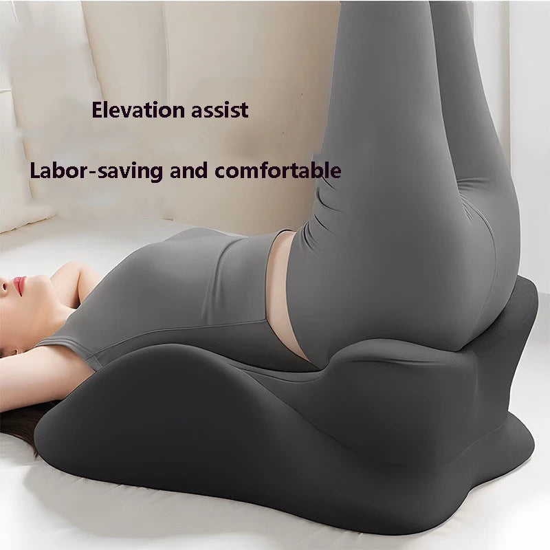 Large Memory Foam Pillow Ergonomic Support Neck Leg Rest Reading Phone Use Bed Sofa Wedge Shape Pain Relief Comfort Peaceful Pleasures Health and Wellness