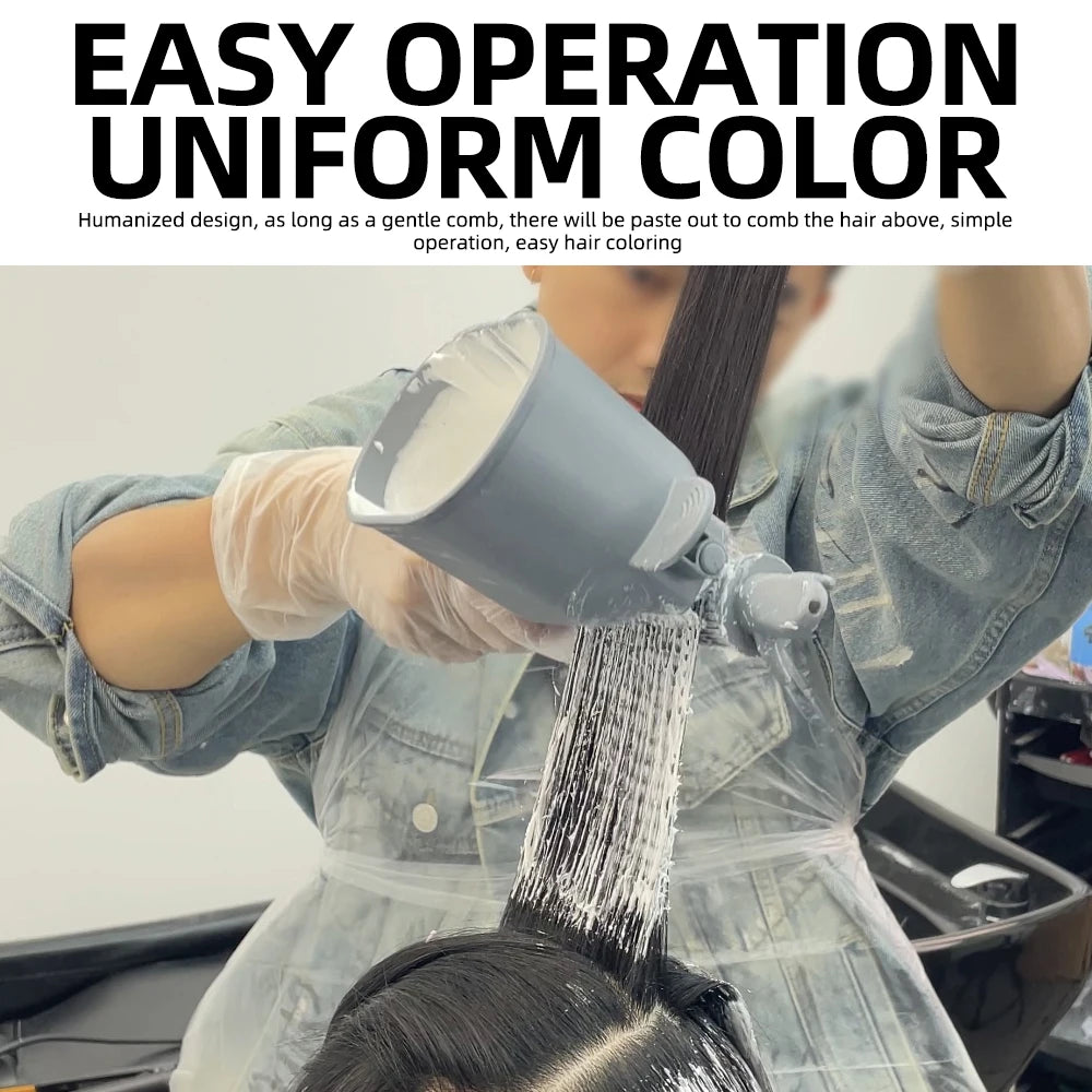 New Roller Comb Applicator Hair Coloring 2-In-1 Dye Salon Hair Care Plastic Hairdressing Tool for Salon or Home Use Peaceful Pleasures Health and Wellness
