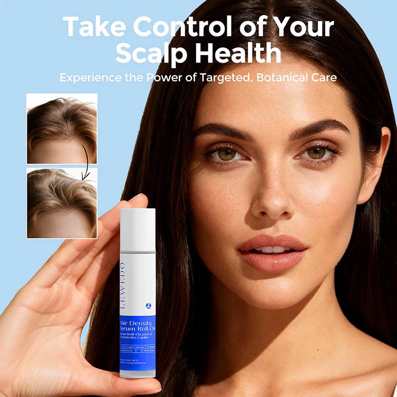 LEWEDO Rosemary Roll-On Hair Serum – Anti-Frizz & Scalp Care