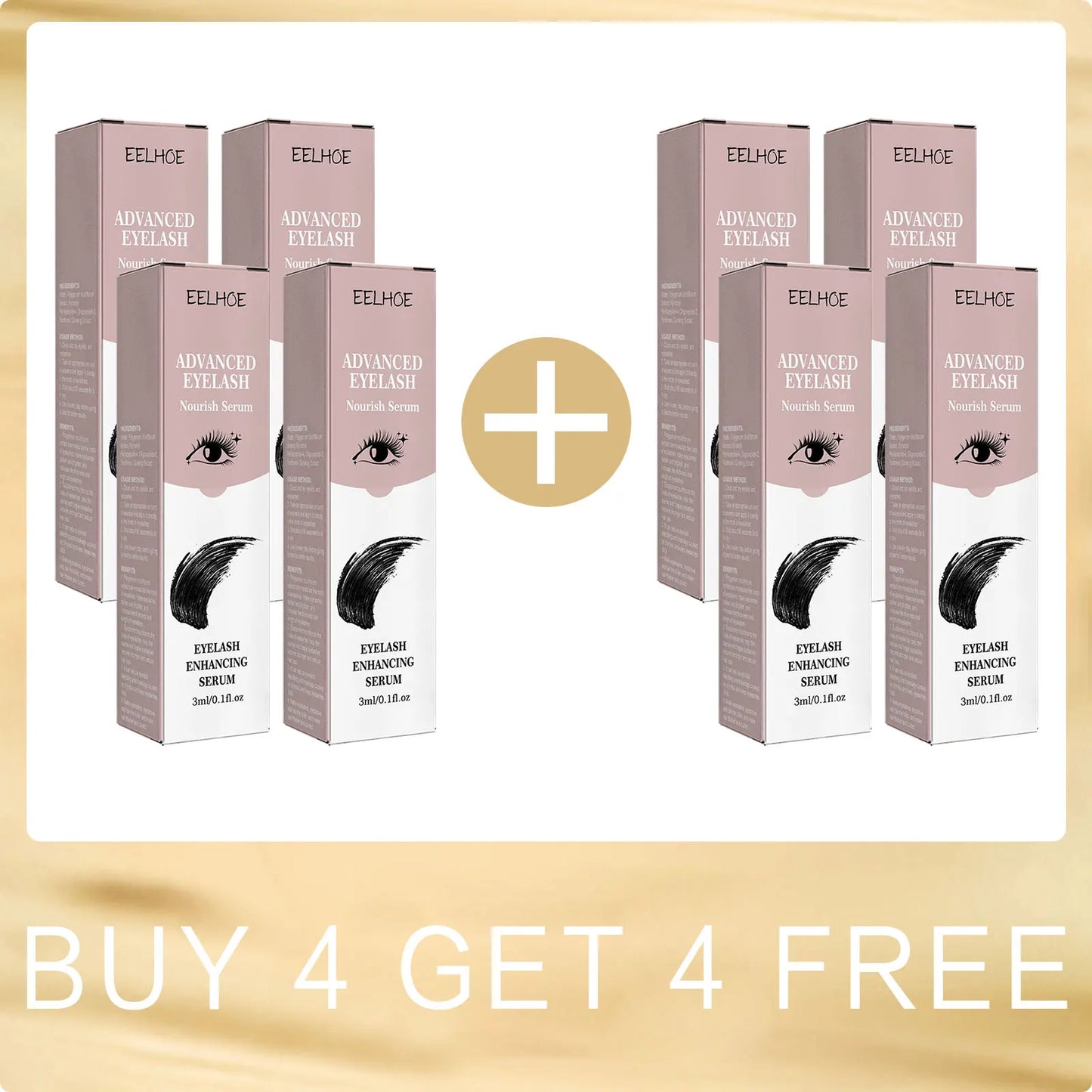 EELHOE Eyelash Growth Serum – Lengthening & Thickening, 3ml