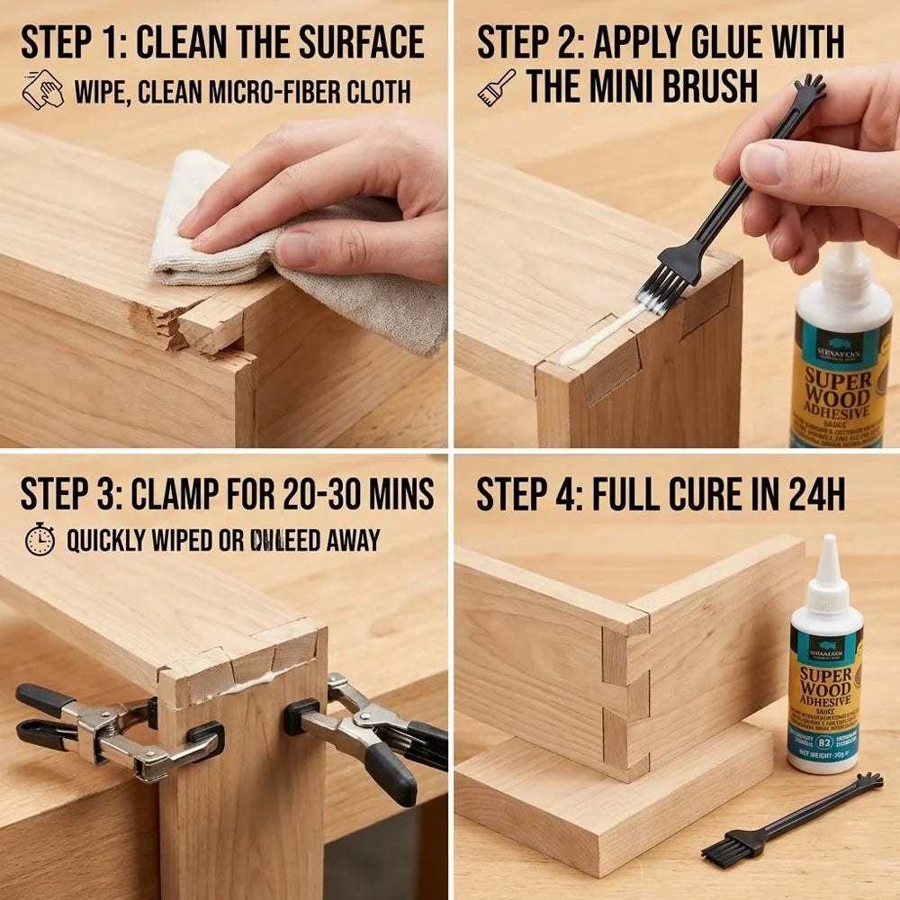 D3 Wood Glue 50g – Water-Resistant Carpentry Adhesive