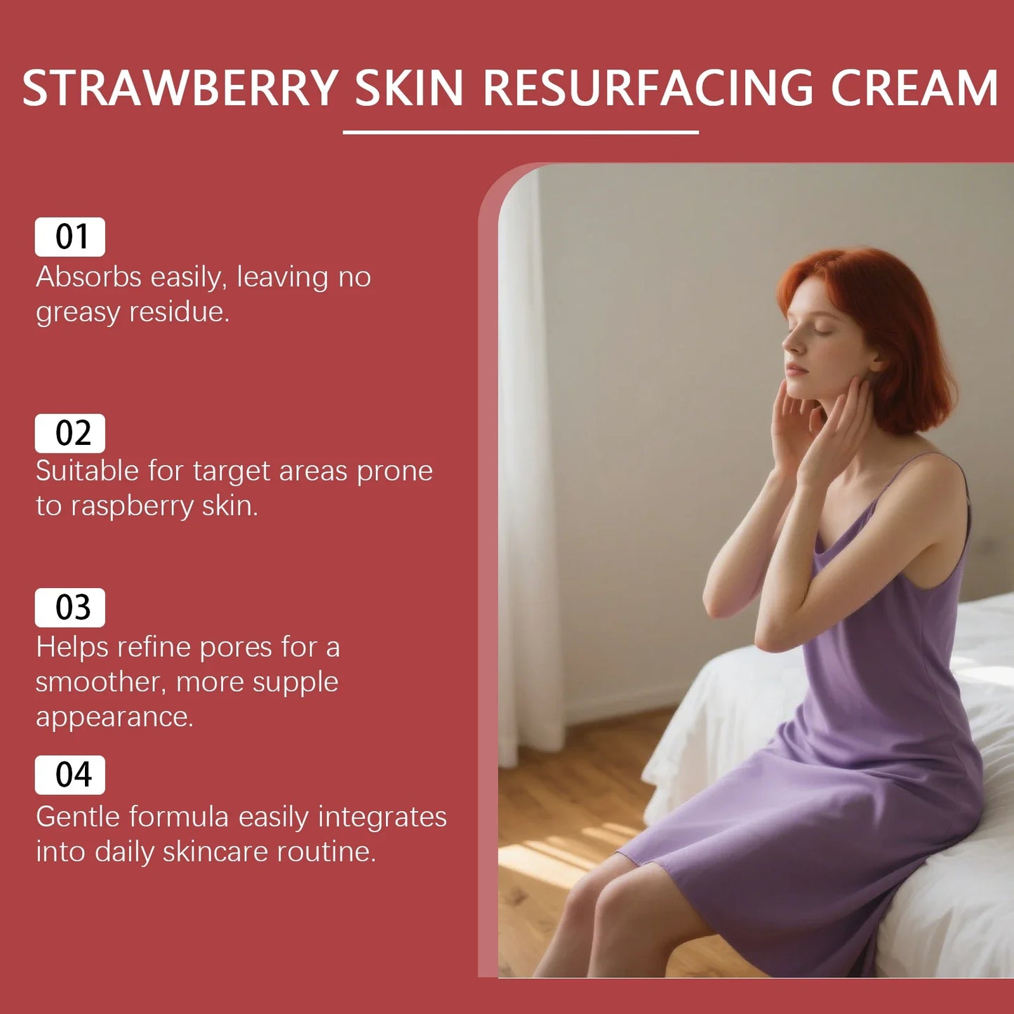 OceAura Strawberry Body Butter Cream – Brightening Moisturizer
