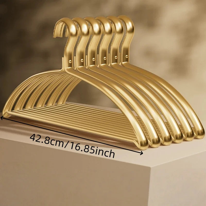 Gold Metal Clothes Hangers 5/10 Pack – Heavy Duty Suit Hangers